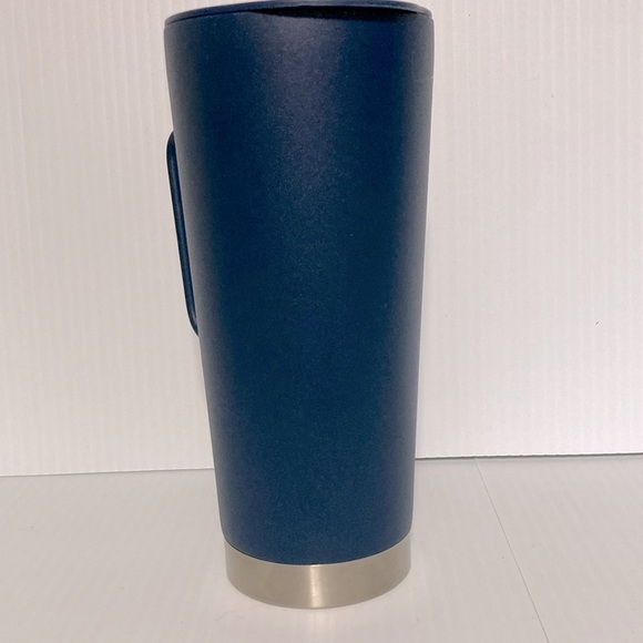 NEW ENGLAND PATRIOTS ROADIE Blue and Silver Travel Tumbler with Handle 18 oz - Picture 7 of 12
